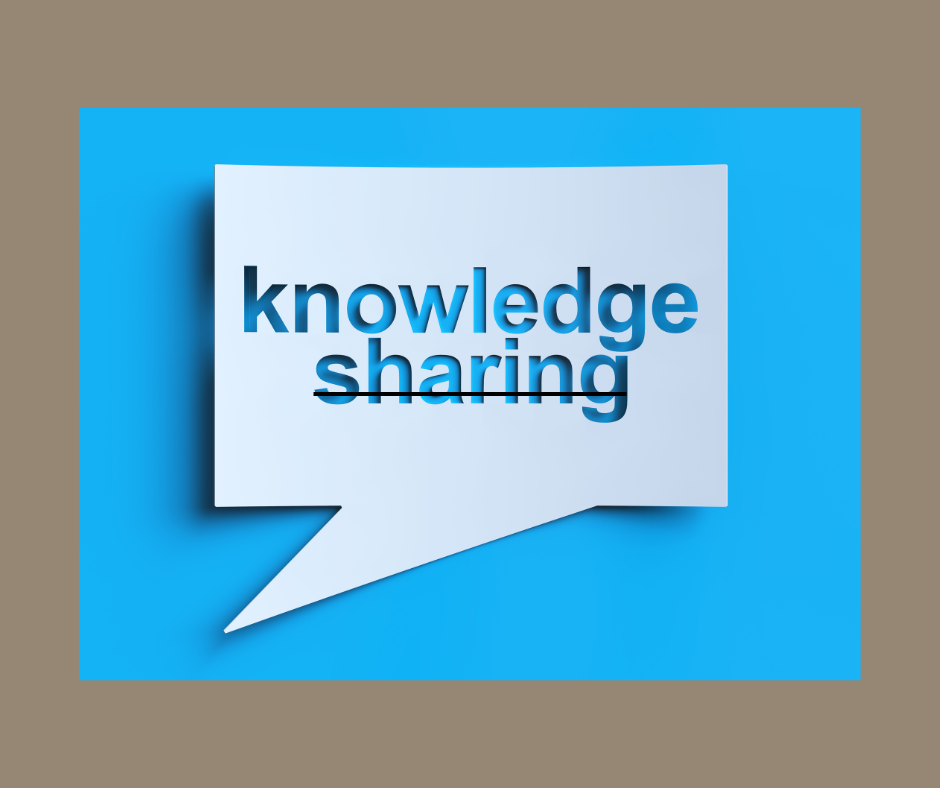 Knowledge Base Image that says Knowledge Sharing